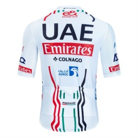 Wielershirt 2024 UAE TEAM EMIRATES Wit